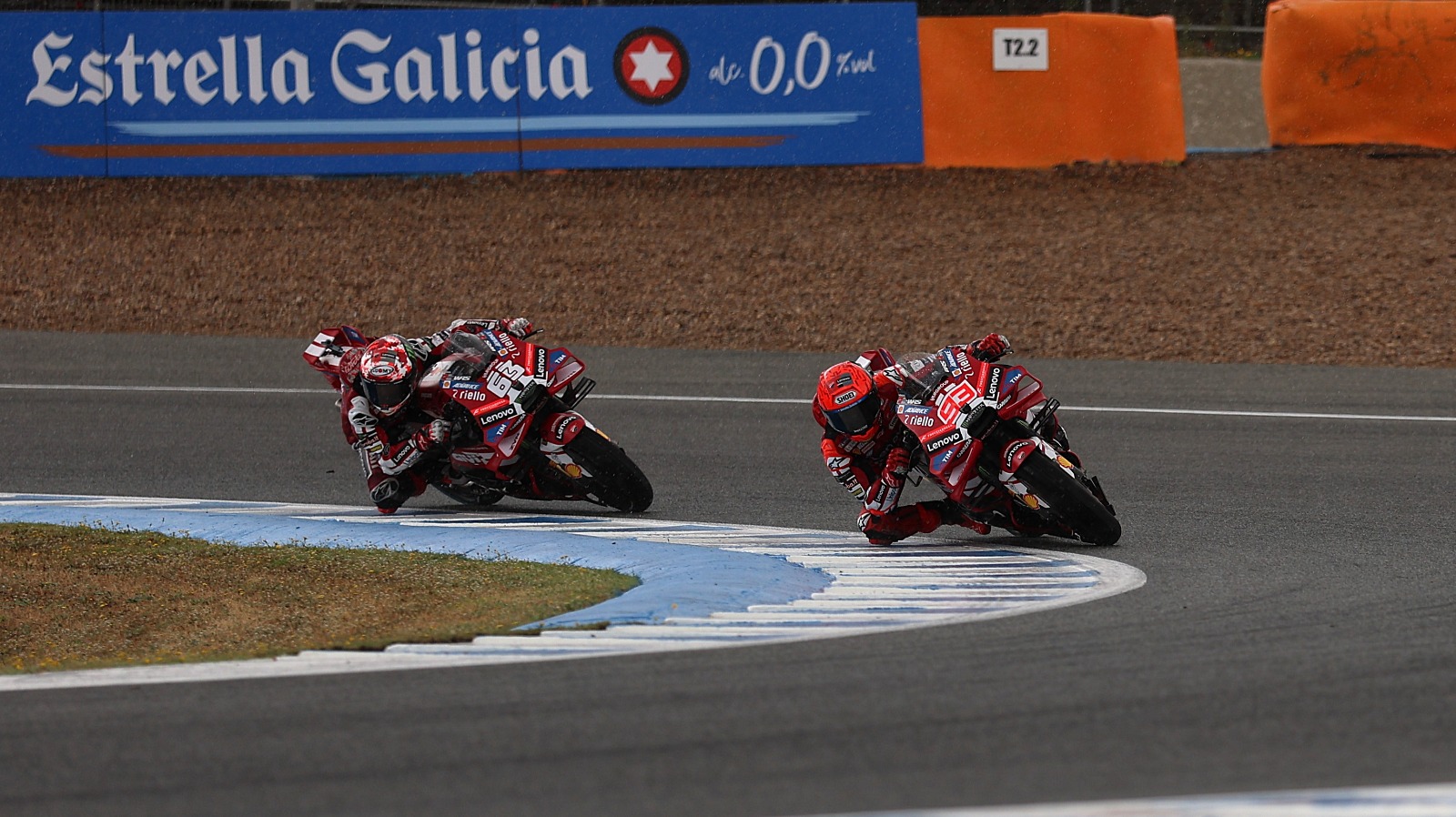 MotoGP™ ESTRELLA GALICIA 0,0 GRAND PRIX OF SPAIN | A lotaria da chuva saiu a Marc Marquez na corrida Tissot Sprint